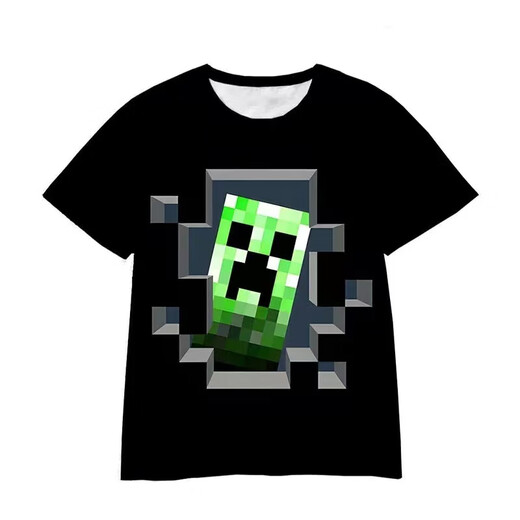 Bestimmte kirschartige 3D-gedruckte T-Shirt-Kurzärmer-grenzüberschreitende Kinderkleidung Cartoon gedrucktes Casual Tops Aktivitätsmodell 1105 xxs Kindercode 120