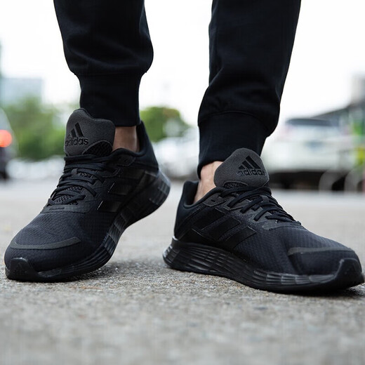 Adidas Мужские ботинки Climacool серия Qingfeng Sports Sports Shoes Fitness Training Комфортная дышащая амортизация повседневных кроссов JQ9717 Black Duramo 24 39 (0 мм)