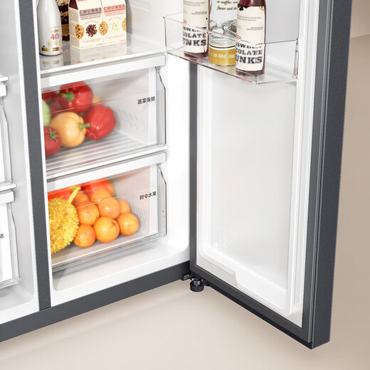 Xiaomi (MI) Mijia Refrigerator 530L double-opening two-door household refrigerator with large capacity, dual frequency conversion level 1, air-cooled, frost-free, silver ion antibacterial and odorless BCD-530WKMP Mijia Refrigerator 530L antibacterial and odorless