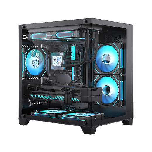 AMD Ryzen R5 5600/7500F/RX6750GRE host RX7800XT 16G graphics card Game live broadcast desktop computer host assembly computer DIY assembly machine Configuration Thirteen R5 5600+RX9060XT host