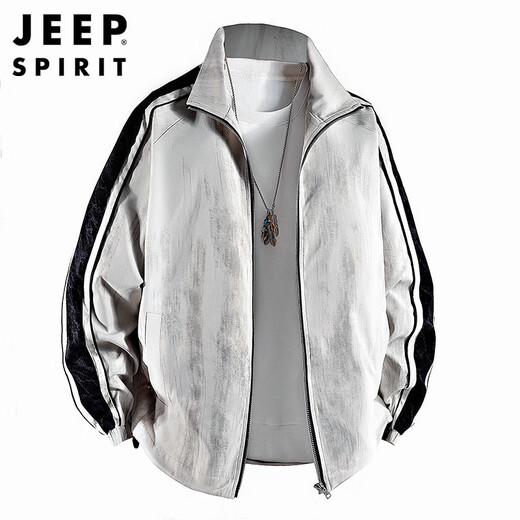 JEEP SPIRIT Jeep jacket men's jacket men's autumn and winter casual high-end style sports high-end sense handsome stand-up collar clothes