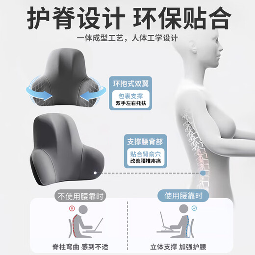 Beijing pillow, office seat, sedentary waist cushion, sofa chair back cushion, car lumbar cushion, lumbar support, lumbar support