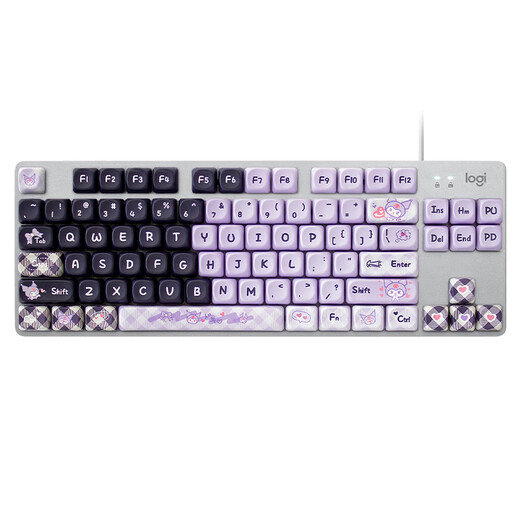 Logitech K835 Механическая клавиатура Проводная клавиатура 84-ключ цветовая игра клавиатура Зеленая и красная ось Электронная книжка Офисная книжка на рабочем столе