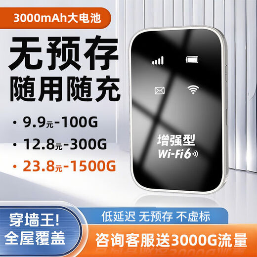 Korecat portable wifi three-network universal wireless wi-fi6 card-free mobile Unicom and Telecom unlimited portable 4G high-speed accompanying network universal traffic 2025 color randomly issued / no need to pre-store 2 cores* game and drama watching as stable as broadband + whole house coverage