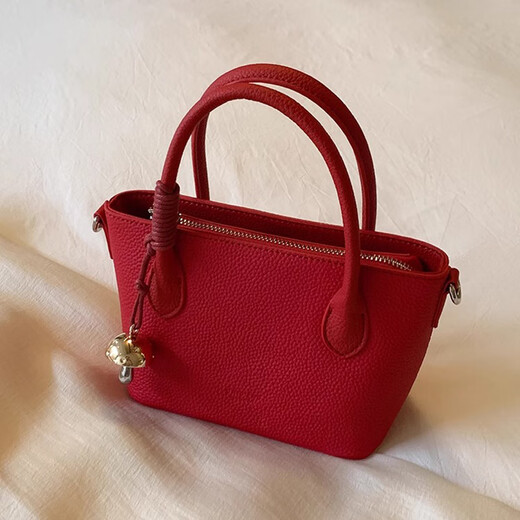 South-style Chio2nd Scontot Bag Women's Bag Summer Multicolor Mini Small Handbag One-Shoulder Crossbody Bag Cherry Red