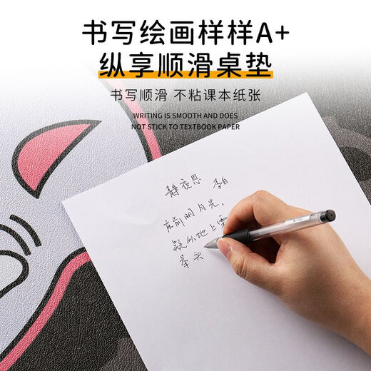 Pupan leather desk mat children's study desk desk desk cloth household ring protection eye-proof handwriting computer special mat World map - English model 55*120cm