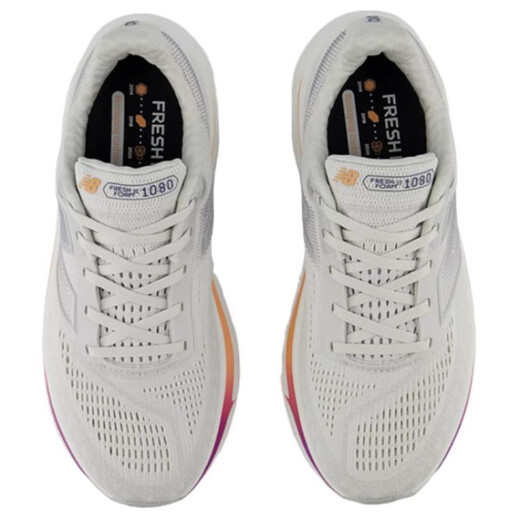 
NEW BALANCENBFreshFoamX880v14V14 Comfortable and versatile non-slip, wear-resistant low-top running shoes for women white off-white 35