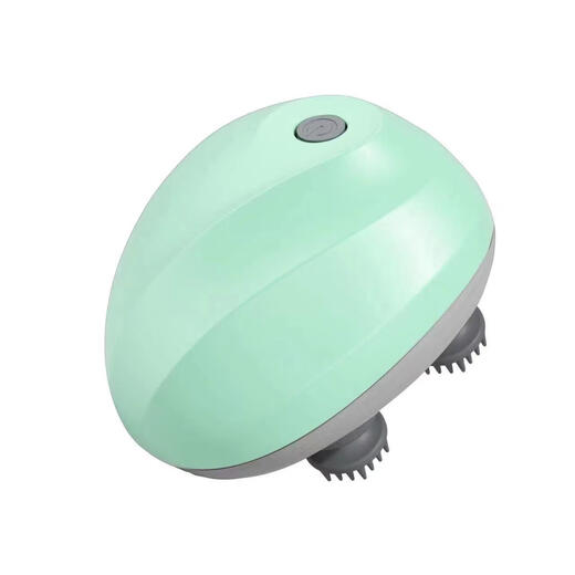 Jingmengyuan Cat Massage Head Artifact Pet Automatic Massage Instrument Dog Tickle and Grooming Massager for Cats and Dogs Light Green