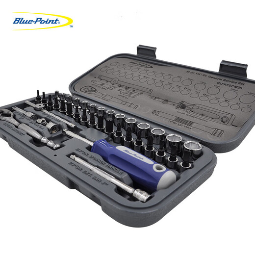 Snap-ON Snap-ON Blue Dot Tools 38 pieces 63MM metric Xiaofei Auto Repair Quick Ratchet Wrench Socket SCM38