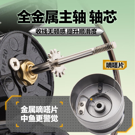 Guangwei Spinning Wheel Fishing Wheel All-metal Puzhou Third Generation Rock Rod Wheel Sea Rod Throwing Wheel Long-range Casting Wheel Road Ya Wheel Fishing Wheel Puzhou Third Generation Wheel Left and Right Hand Interchangeable Type 2000 Series