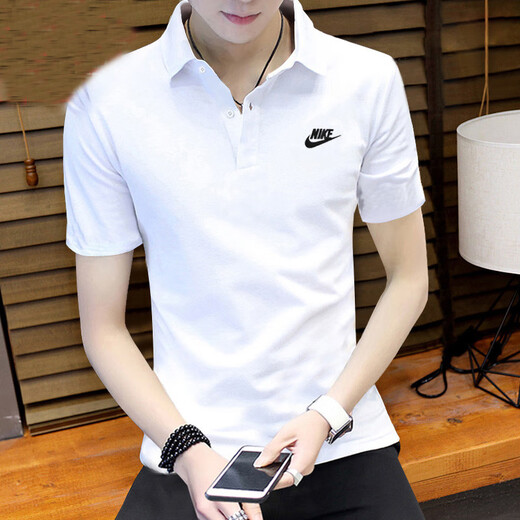 耐克（NIKE）POLO衫休闲夏男士翻领短袖运动服半袖跑步T恤CJ4457 FN3895-675/纯棉 S /100-120斤/165