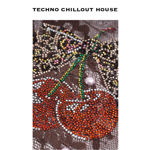 TCH fashion brand hot diamond design cherry print luxury style suit for women T75B07E1026 beige L 120-140