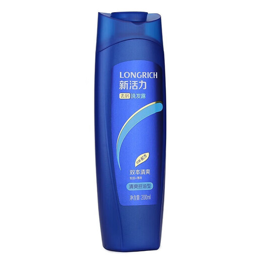 Longliqi Shampoo refrescante champú de champú de aceite controlado para hombres y mujeres Fluffy y refrescante Doble libro refrescante 200 ml [refrescante con aceite controlado]]