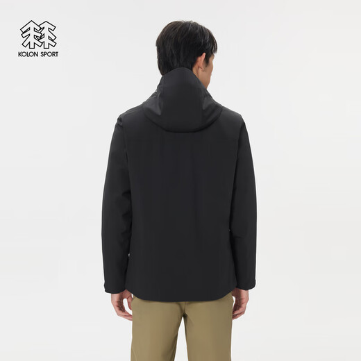 KOLON SPORT Kolon Jacket Level 2 water repellent and windproof men's hooded down three-in-one jacket