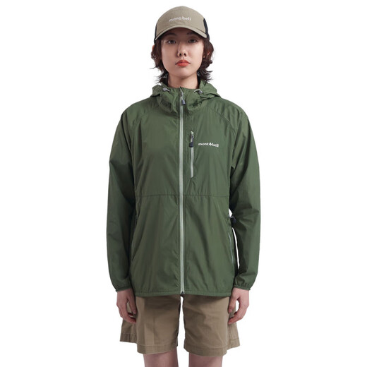 mont·bell日本秋季户外运动线连帽衣女防晒衣夹克外套正品速发 连帽款-KH卡其色/1103323 S