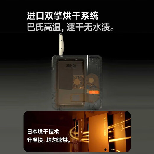 Ensemble de couteaux OOU, couteau de cuisine domestique, couteau en acier allemand, ensemble complet d'ustensiles de cuisine, antibactérien, antioxydant, antirouille, désinfection des cloisons, série Great White Bear, ensemble de couteaux en titane