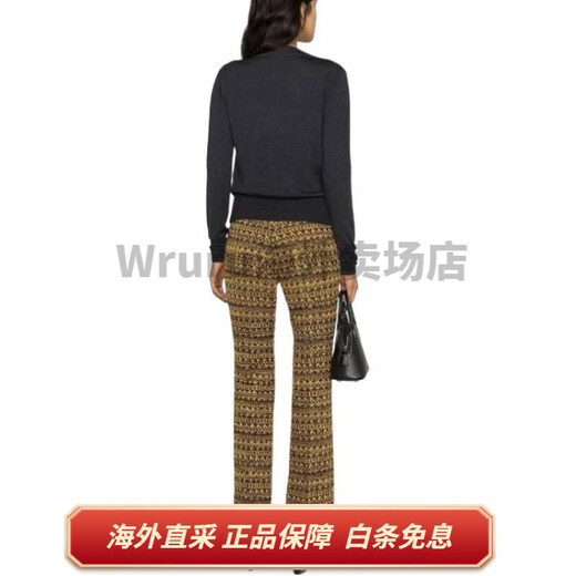 薇薇安·威斯特伍德（Vivienne Westwood）Logo印花套头圆领长袖毛衣 女款 灰色 灰色 XS