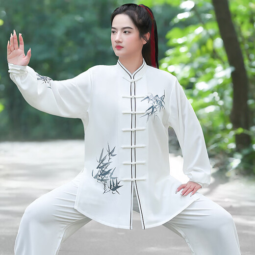 
Shircehman 2025 new high-end Tai Chi suit for women Baduan Jin Tai Chi practice suit for martial arts performance competition Chinese suit for men