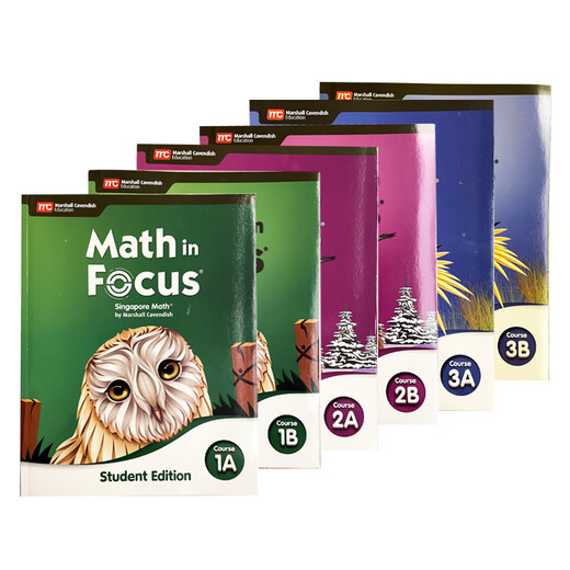 
Genuine original imported Singapore Math Math in Focus new version of 678 junior high school mathematics textbook Course 1A1B2A2B3A3B textbook Exercise book Spot Course 2B textbook (7th grade)
