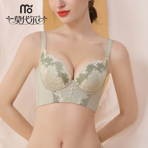 
Modal small breasts gathered to show a large bra without empty cups, plush breasts, top support to prevent sagging, bra adjustable bra adjustable underwear, ancient purple M 70A [thin thin top and thick bottom 2.5c]
