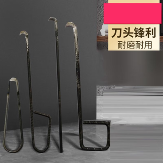 山头林村刀打结刀纺织厂用13567g方耳弯柄纺纱割纱钩刀 特优 13G方柄100 特优13G方柄100把/盒