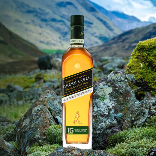 尊尼获加（JOHNNIE WALKER）苏格兰调和威士忌 原装进口 洋酒 【爆款推荐】绿牌绿方750ml