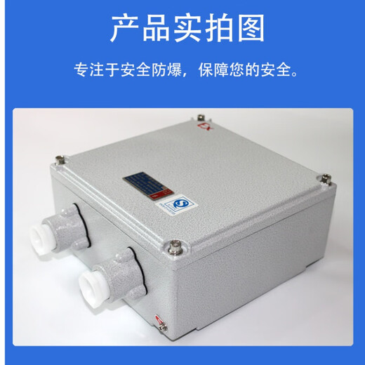 Explosion-proof junction box increased safety type 200*135 300*200 400*300 operation control box button junction box 135*135*90MM1 6-point head 135*1