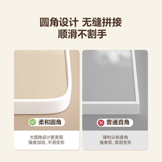 L&S dressing mirror full-length mirror home bedroom floor mirror clothing store fitting mirror internet celebrity large mirror JY89 white 146*36 high-definition imaging + damage guarantee