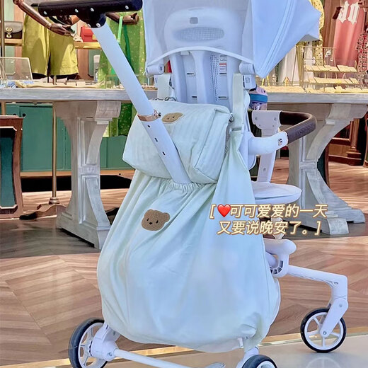 AIBODUO ins Korean version baby stroller storage bag, outing bottle diaper storage bag, baby walking artifact storage bag, black squirrel hanging bag_size 40*70cm