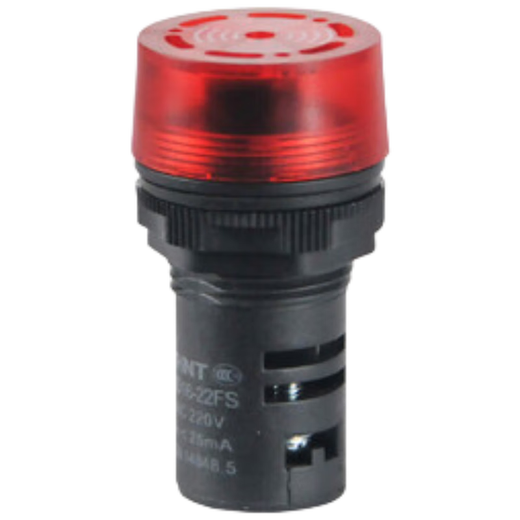 CHNT ND16-22FS buzzer alarm red 24V AC/DC intermittent flashing sound and light aperture 22mm