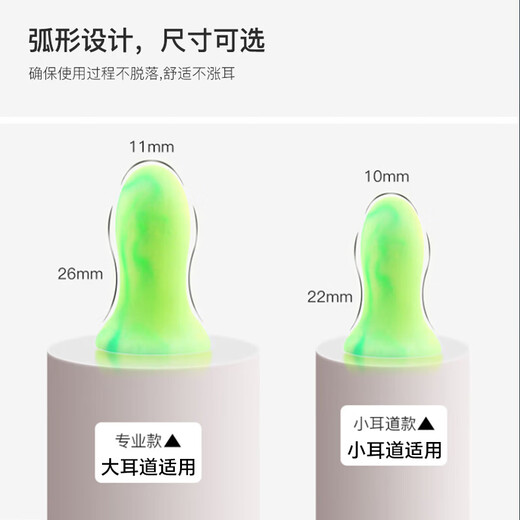 宜家依隔音耳塞助睡眠超强防噪音降噪耳罩睡觉专用打呼噜不伤耳专业4枚