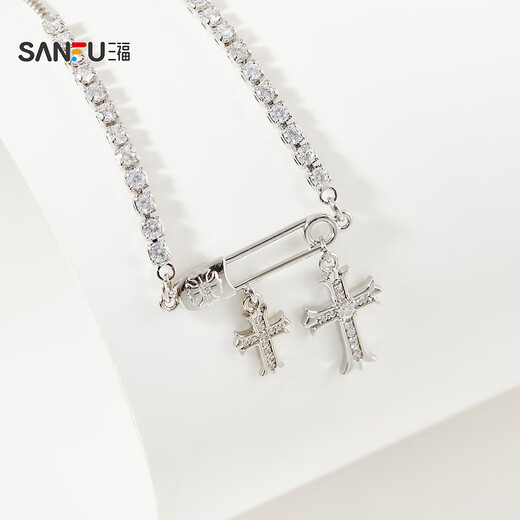 
Sanfu exquisite pull bracelet single, fashionable and easy to match decoration accessories and jewelry 839615 12113 (Qi) 1 piece
