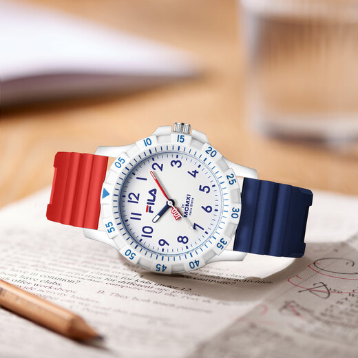 FILA New Year's gift student watch dial indicator waterproof men's and women's watch student examination watch 6673-005