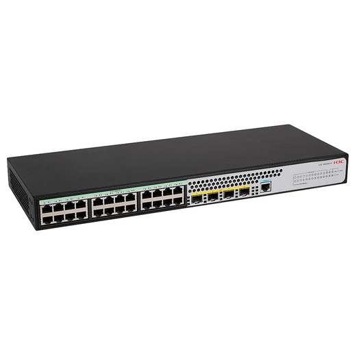 
H3C (H3C) S5024X-HPWR-EI 24-port Gigabit Electricity + 40,000-gigabit fiber port uplink layer 2 network management enterprise-level network POE switch 370W power supply