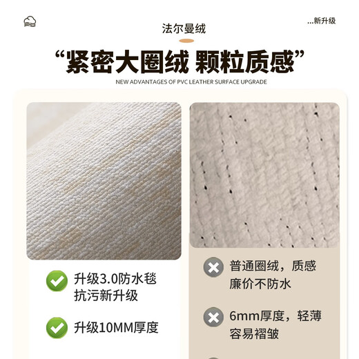 Di Zhuoyi Bay Window Cushion Window Sill Cushion 2025 New Modern Simple Universal Four Seasons Master Bedroom Thickened Balcony Cushion Can be Cutted Xiangyanghuakai (Upgraded Thickened Waterproof Loop Velvet) Customized Contact Customer Service/Single shot will not be shipped