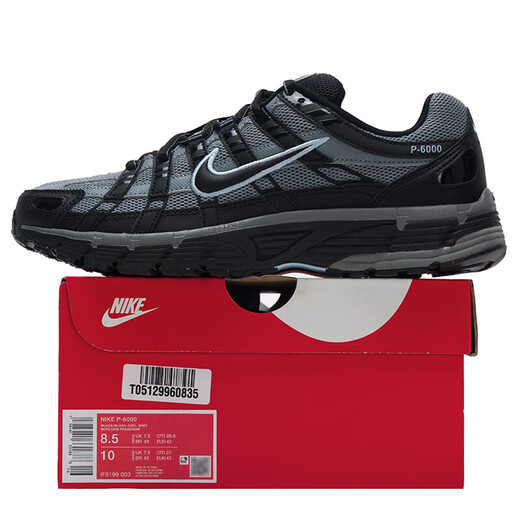 Nike (Nike) men's shoes P-6000 autumn low-top cushioning running shoes mesh breathable lightweight retro casual sneakers IF6199-003 39