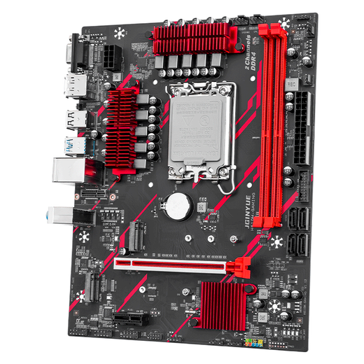 Jingyue H610M GAMING motherboard LGA1700 pin DDR4 memory desktop computer H610/ ARGB motherboard CPU Core i3 12100F/i5 12400F/13400F