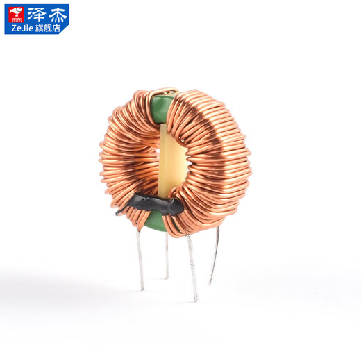 Zejie common mode inductor 470uH2.2/5/10/20/30mH magnetic ring plug-in ring power supply filter EMC inductor coil 14*9*5-10MH-0.5 line 3A No Specifications