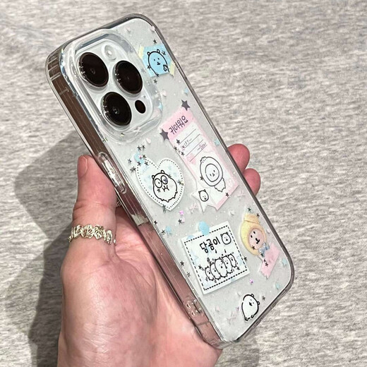 鲜程可自嘲熊适用iphone16promax手机壳苹果15华为mate60小米14pro创意P 双层IMD-透明-TDL自嘲熊U679 iPhone16pro