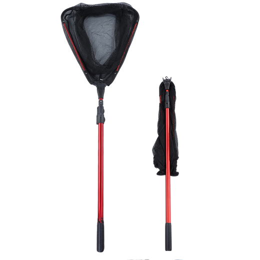 Shensha 3-meter all-in-one folding triangular copy net, portable hardened large object copy net, retractable fishing net pocket, fishing gear