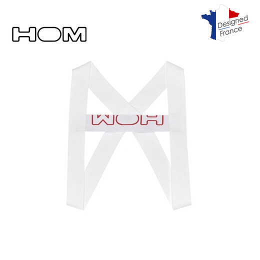 HOM men's party fun restraint belt classic personality elastic texture eye-catching adjustable belt thong underwear accessories black M