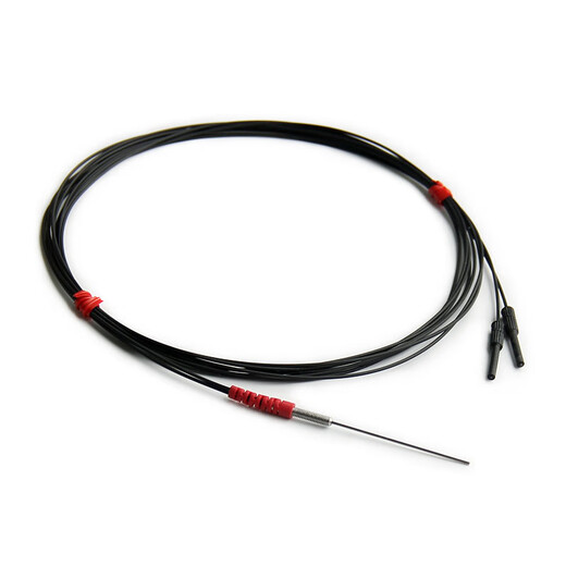 0.8MM ultra-fine needle fiber optic sensor imported line M3M4 fiber amplifier diffuse reflection fiber optic probe M3 diffuse reflection needle length 5mm needle diameter 0.8mm 1 meter