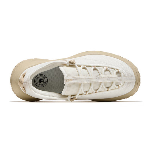 Chameau (chameau) Sports Chaussures pour femmes épaisses semelles rebondis rebonds Casual Jogging chaussures x25c09l7001 ivory white khaki 38