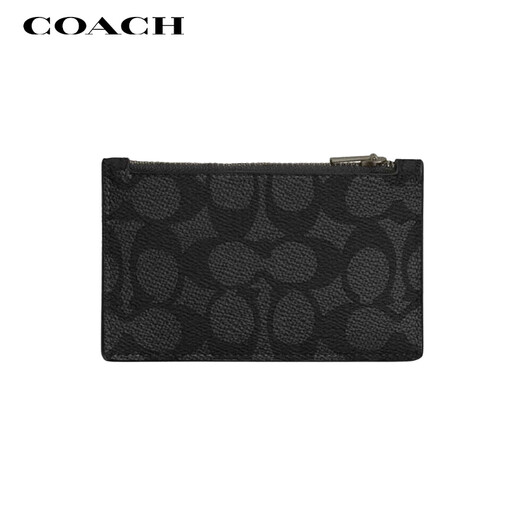 CoaCH (COACH) Men's Classic Logo Zipper Card Bag/Wallet CV764QBMI5