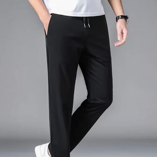 La nouvelle protection solaire d'été de Kamule pantalon de survêtement à séchage rapide et pantalon décontracté à jambe droite masculine 3xl 140-160jin [Jin est égal à 0,5 kg]