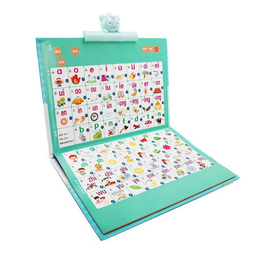 Kinder chinesischer und englischer elektronischer Punkt Lesen frühes Unterrichten von Hörbüchern Baby -Lernmaschine Leser Reading Stiftbuch Chinesisch Pinyin Point Reading - wiederaufladbares Modell