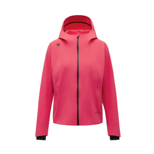 迪桑特（DESCENTE）WOMENSRUNNING系列SS25品牌logo防风防水透气连帽夹克外套女款 CR-CREAM M (165/84A)
