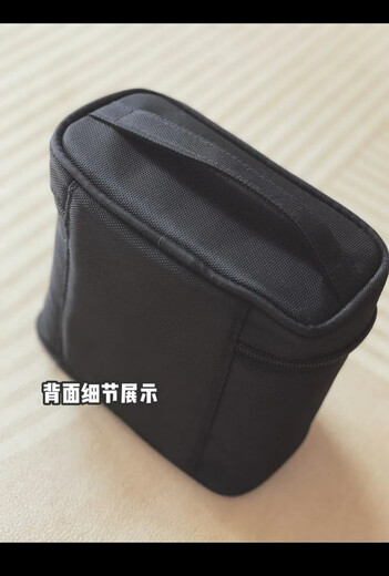 口红收纳包便携式大容量化妆品收纳盒防尘防潮口红盒便携式 黑色口红包6187#