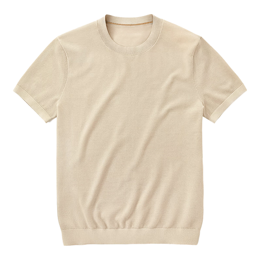 Mr. Bu Bu Fashion Contrast Color Camiseta de punto de punto redondo Summer Sire Breatable Honey Skin Manga corta Manga de hombres AT12126 Dark Grey XL __180
