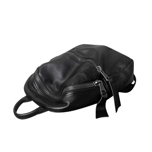 Oulunchi echter Leder -Rucksack 2025 Neue Mode vielseitige Top -Layer Cowide Backpack Großkapazität Geschäfte Pendelbeutel klein 26*11*33 cm